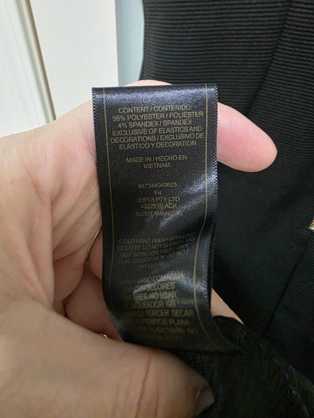 Kardashian‎ Kollection Black Bodycon Dress XL | Cutout Front Detail - Picture 12 of 14
